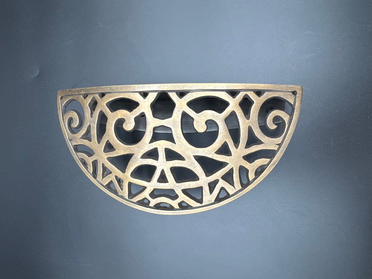 Scroll Semi Circle Brass Pull, Set #5, 20cm