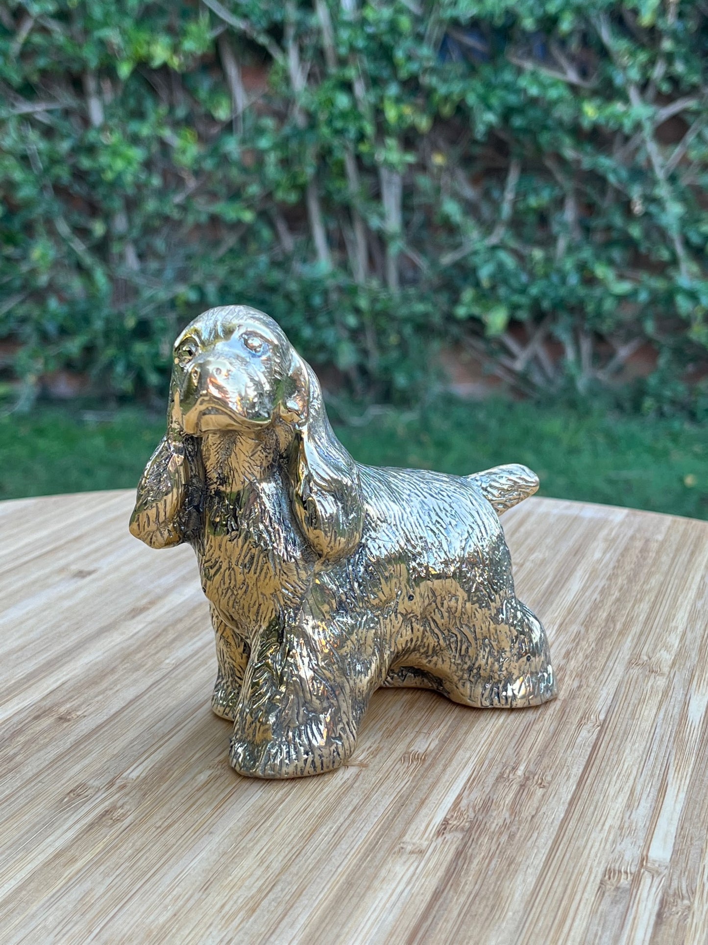 Cocker Spaniel Dog, Bronze Handmade, 12.5cm