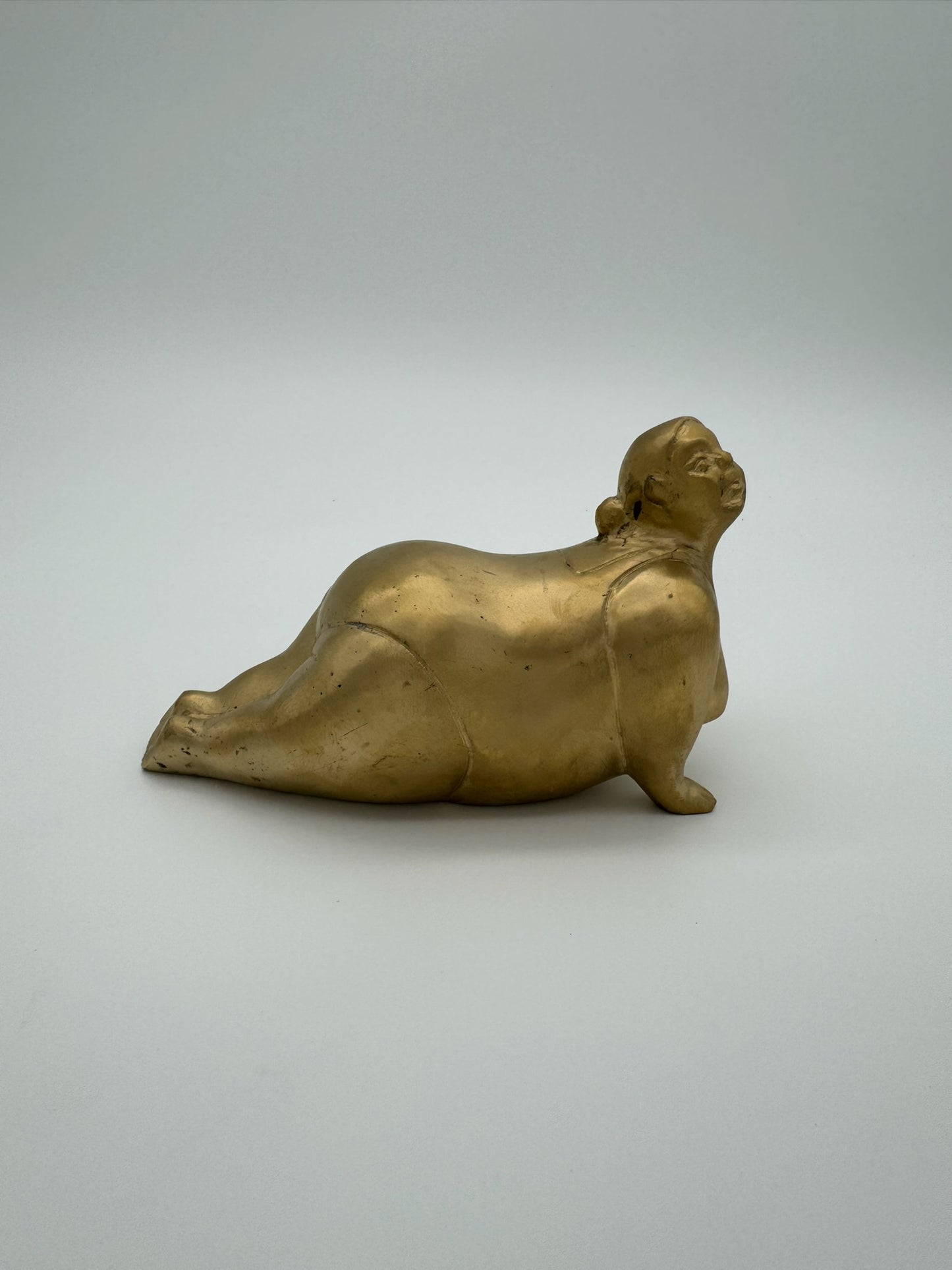 Bronze Betty Woman Cobra Pose, 16cm