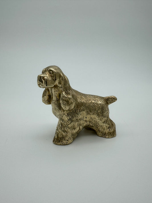 Cocker Spaniel Dog, Bronze Handmade, 12.5cm