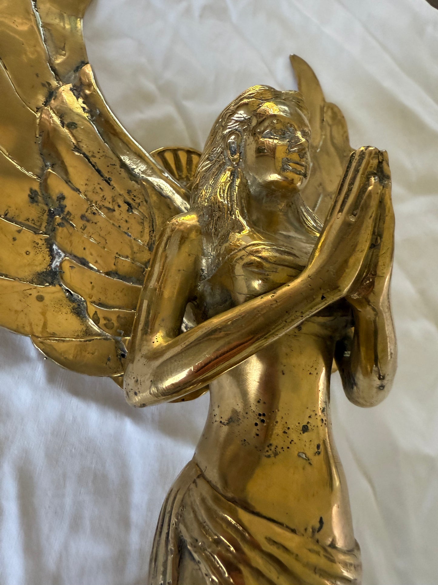 Angel (female) with wings door handle
